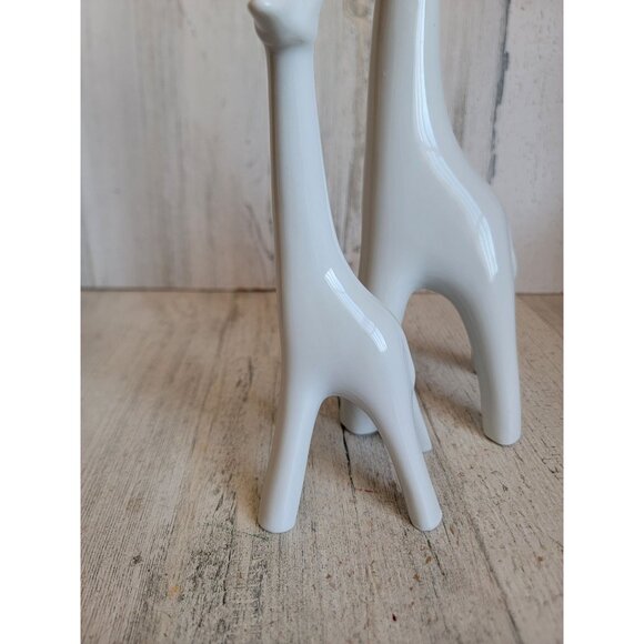 Naaman giraffe baby mama Israel porcelain figure set collectible vintage - Picture 2 of 8